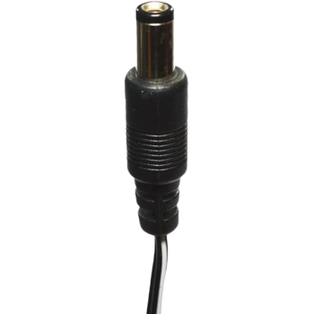 Cioks flex type 1 black - 1050i dc plug 50cm - straight