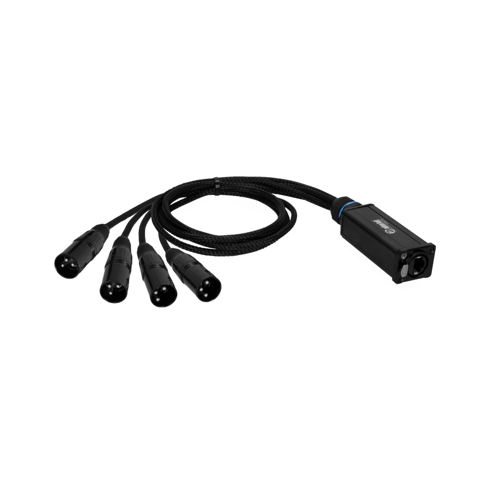 Adam Hall Audio & DMX Multicore | Adam Hall® 4 XLR 3 polos Macho x Cat.6a 4 STAR CATBOX XM3
