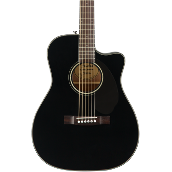 Fender cc-60sce black. guitarra acústica