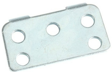 Adam Hall Hardware 19061 A - Placa de refuerzo para Cierres 19061/19061CHR 19061 A 19061/19061CHR