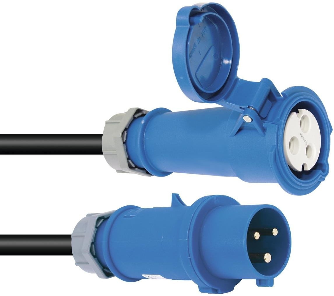 Psso CEE Extensión 32A 3 x 6, 10 Metros, Azul 30245607