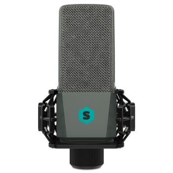 Stone m5 silver microfono de condensador grabación/voces/podcasting/doblajes ( reacondicionado )