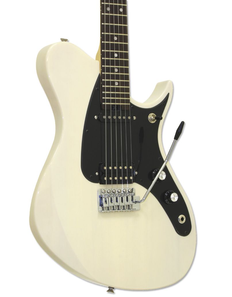 Aria Jet1Vw Guitarra Eléctrica Crema JET1VW