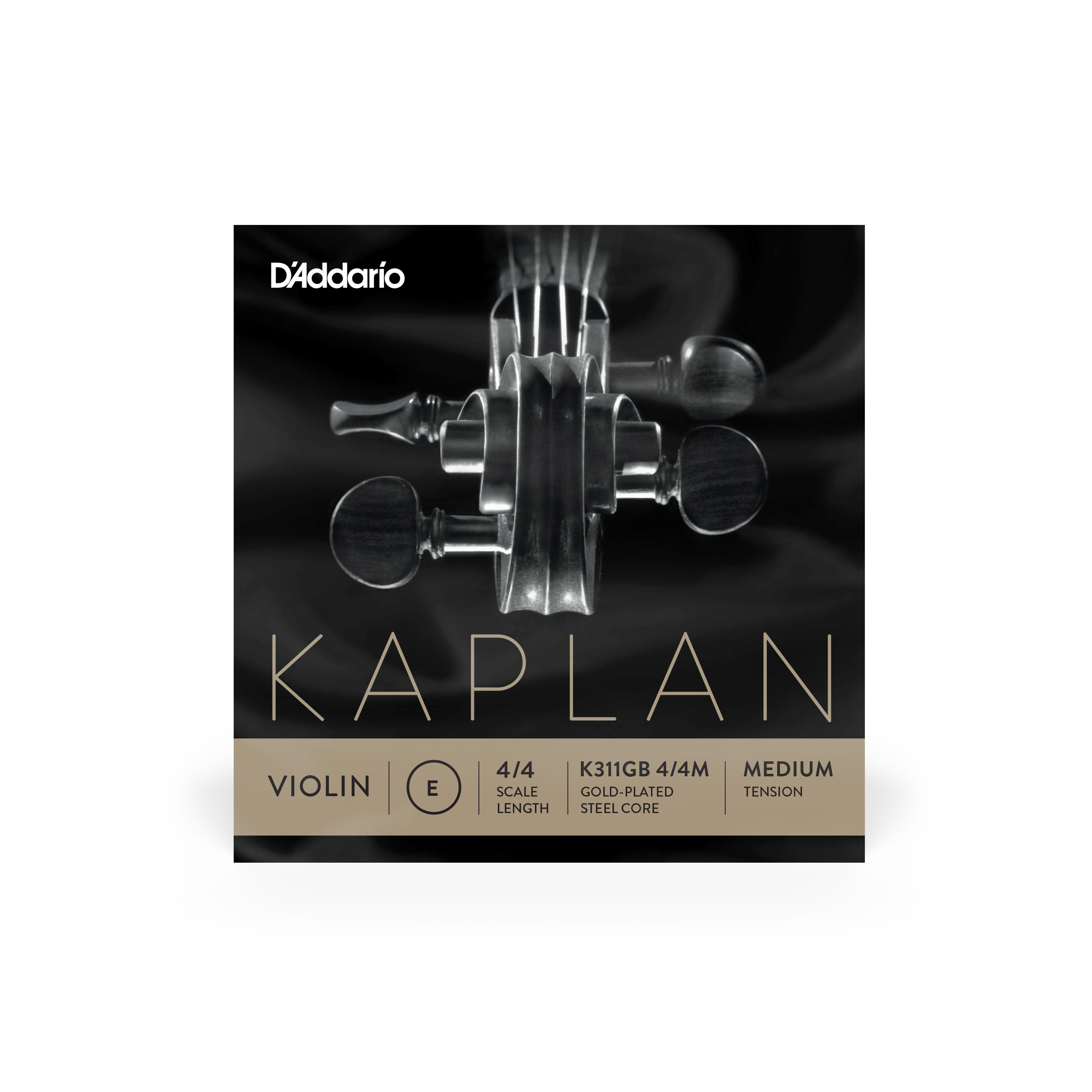 D´addario Kaplan Vln E Gold Ball 10Bk Md K311GB 4/4M-B10
