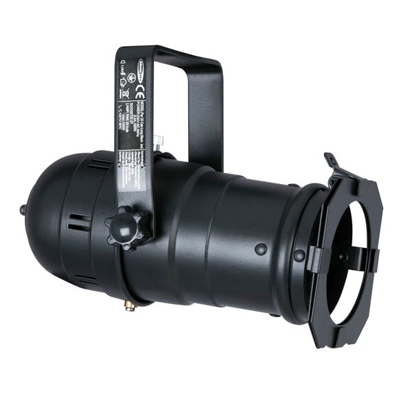 Showtec Parcan 20 Long Carcasa Negra para Foco 30151 Parcan 20 Long 30151