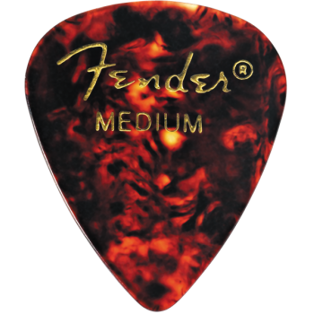 Fender 351 shape premium picks medium tortoise shell pack 12