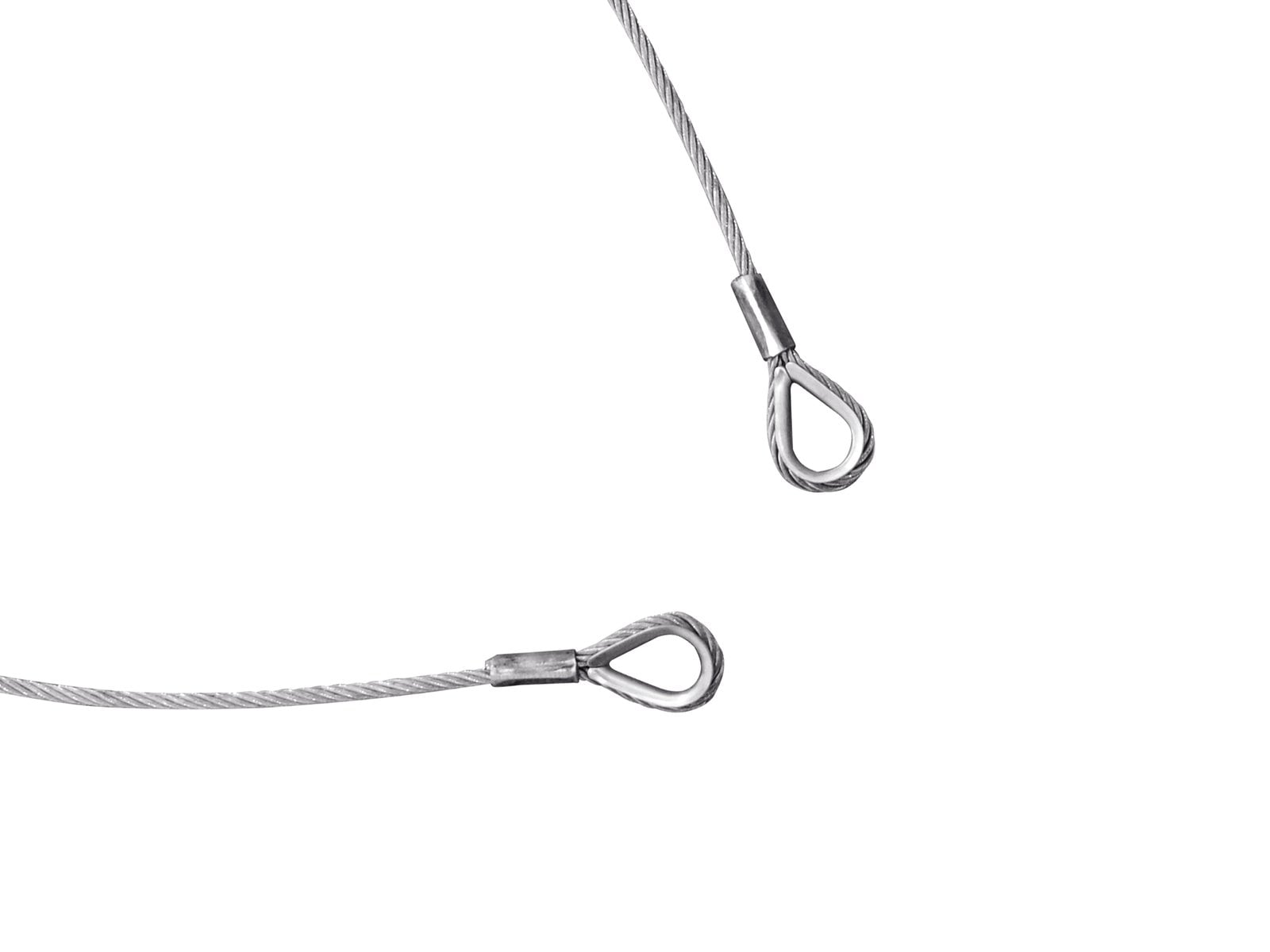 Eurolite Cable de Acero Seguridad Silver 1000x4mm de Acero Seguridad Silver 1000x4mm