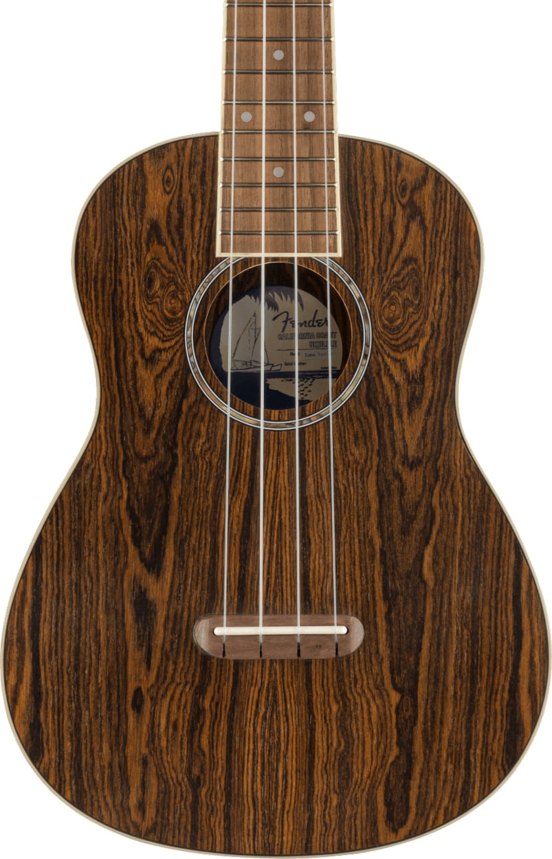 Fender Zuma Exotic Concert Ukulele WN Bocote Zuma Concert Uke Bocote WN