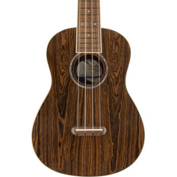 Fender zuma exotic concert ukulele wn bocote