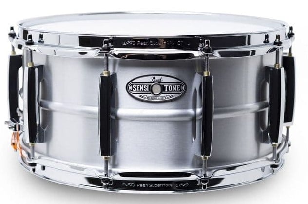 Pearl Caja 14'' X 6,5" Sensitone Seamless Aluminium (1,2 mm) Caja Batería Pearl Caja 14'' X 6,5" Sensitone Seamless Aluminiu