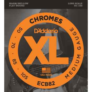 D´addario ecb82 chromes bass cuerdas para bajo