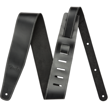 Fender broken-in leather strap black 2.5