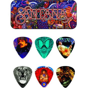 Dunlop bote carlos santana medium pack de 6 un.