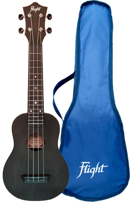 Flight TUSL-35BK Ukelele Soprano Travel Concert Scale Negro Ukelele Soprano Flight TUSL-35BK Travel Concert Sc
