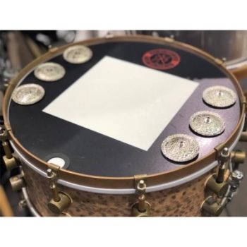 Big fat snare drum bfsdms14wc 14 medford square white copper jingles