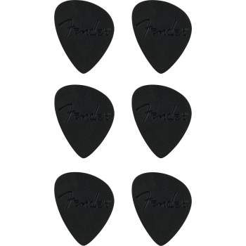 Fender offset picks black puas asimétricas