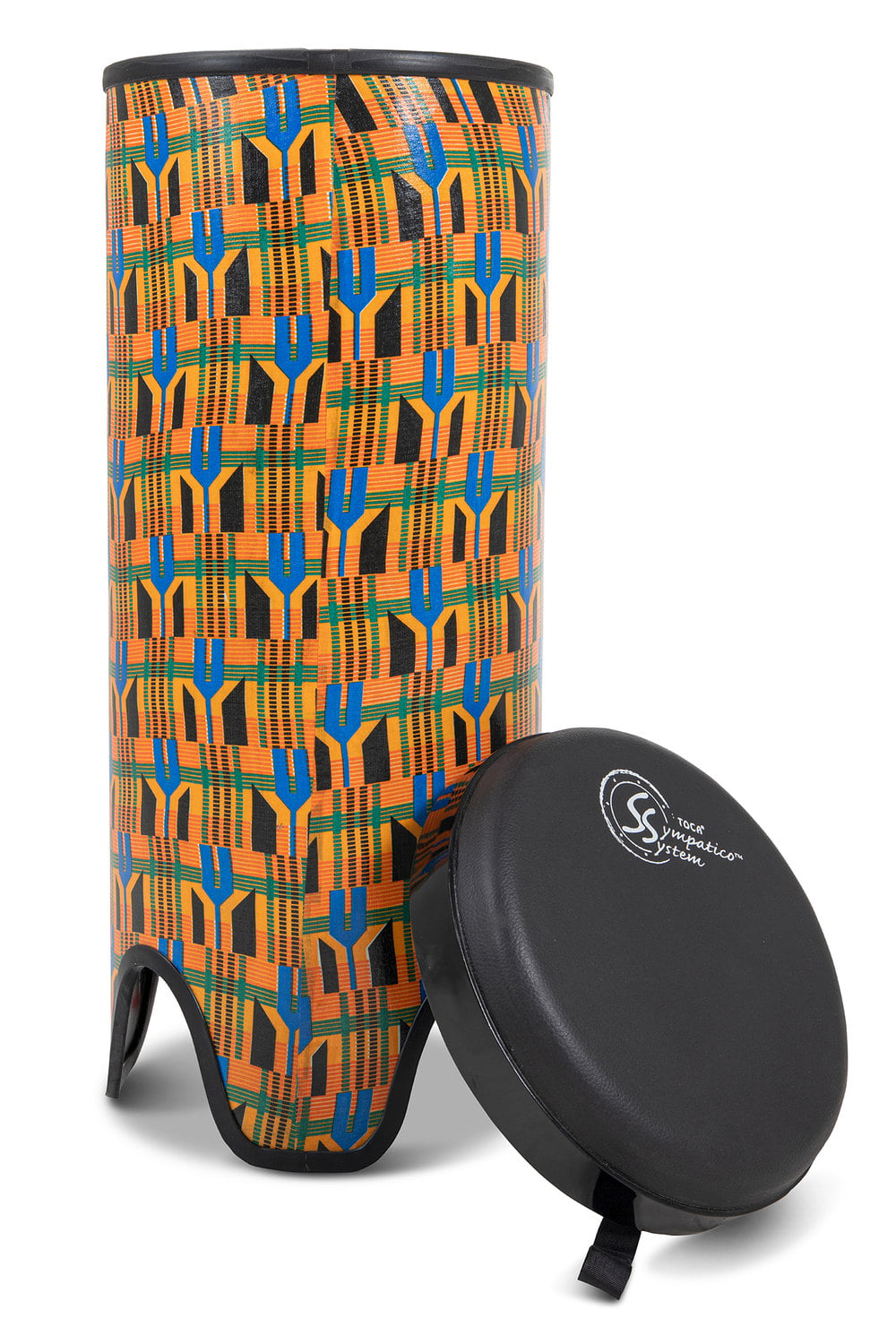 Toca Percussion TSSTB-10K-SLT Freestyle II Tubadora 10" x 24" Kente Cloth TSSTB-10K-SLT