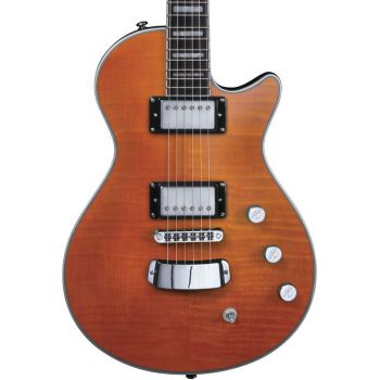 Hagstrom ultra max mmd guitarra eléctrica single cut color milky mandarin