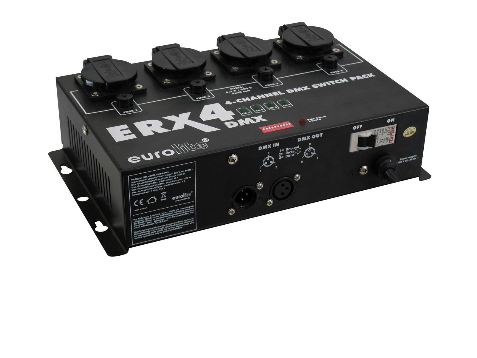 Eurolite ERX-4 DMX Switch Pack ERX-4 DMX