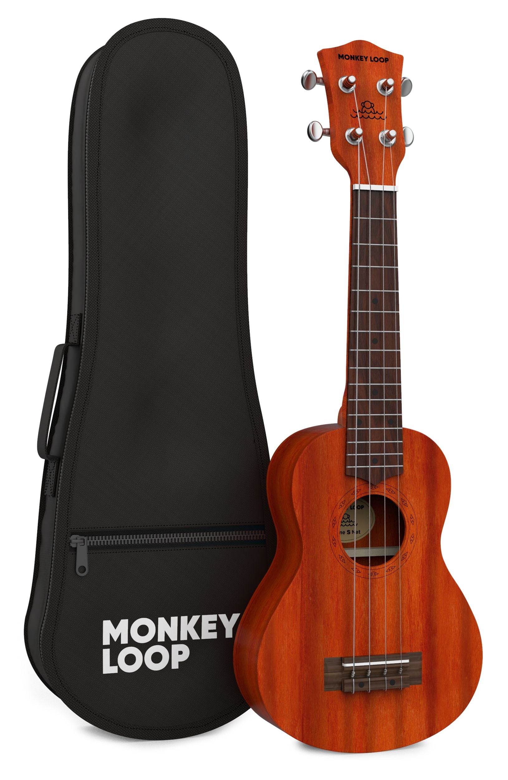 Monkey Loop Stone Natural Ukelele Soprano Stone Nat