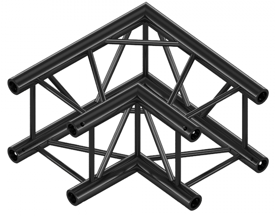 Showtec Milos GQ30003HDB Pro-30 Square G Truss - Corner - Heavy Duty GQ30003HDB