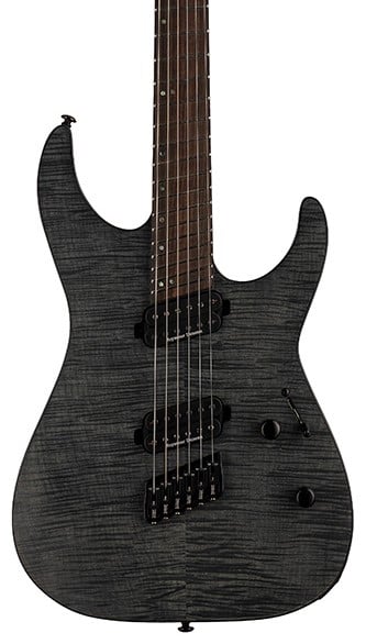 LTD M-1000 MS FM ST Black Satin Guitarra Eléctrica M-1000 MS FM STBLKS