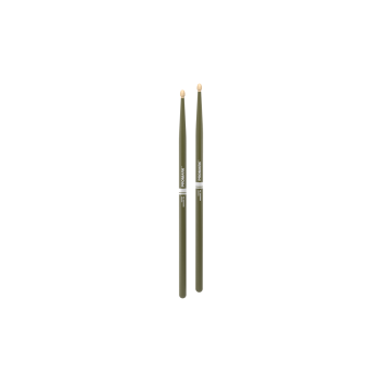 Promark rbh565aw-green baqueta rebound 5a de bellota. verde