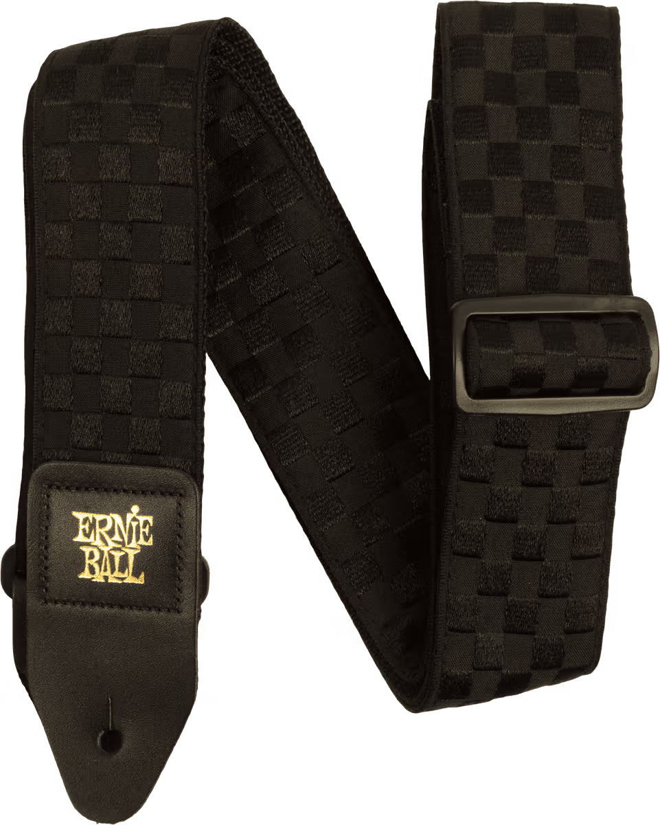 ERNIE BALL Correa Eb Guit/ Bajo Jacquard - Black Checkers EB5341