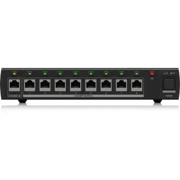 Behringer p16-d distribuidor ultranet digital 16 canales. 1 entrada rj-45 / 8 salidas rj-45