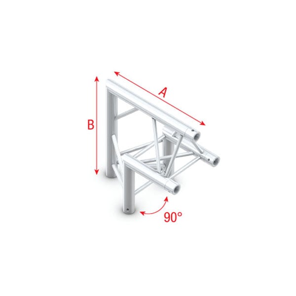 Showtec Corner 90 apex up Esquina Triangular FT30006 Corner 90 apex up FT30006