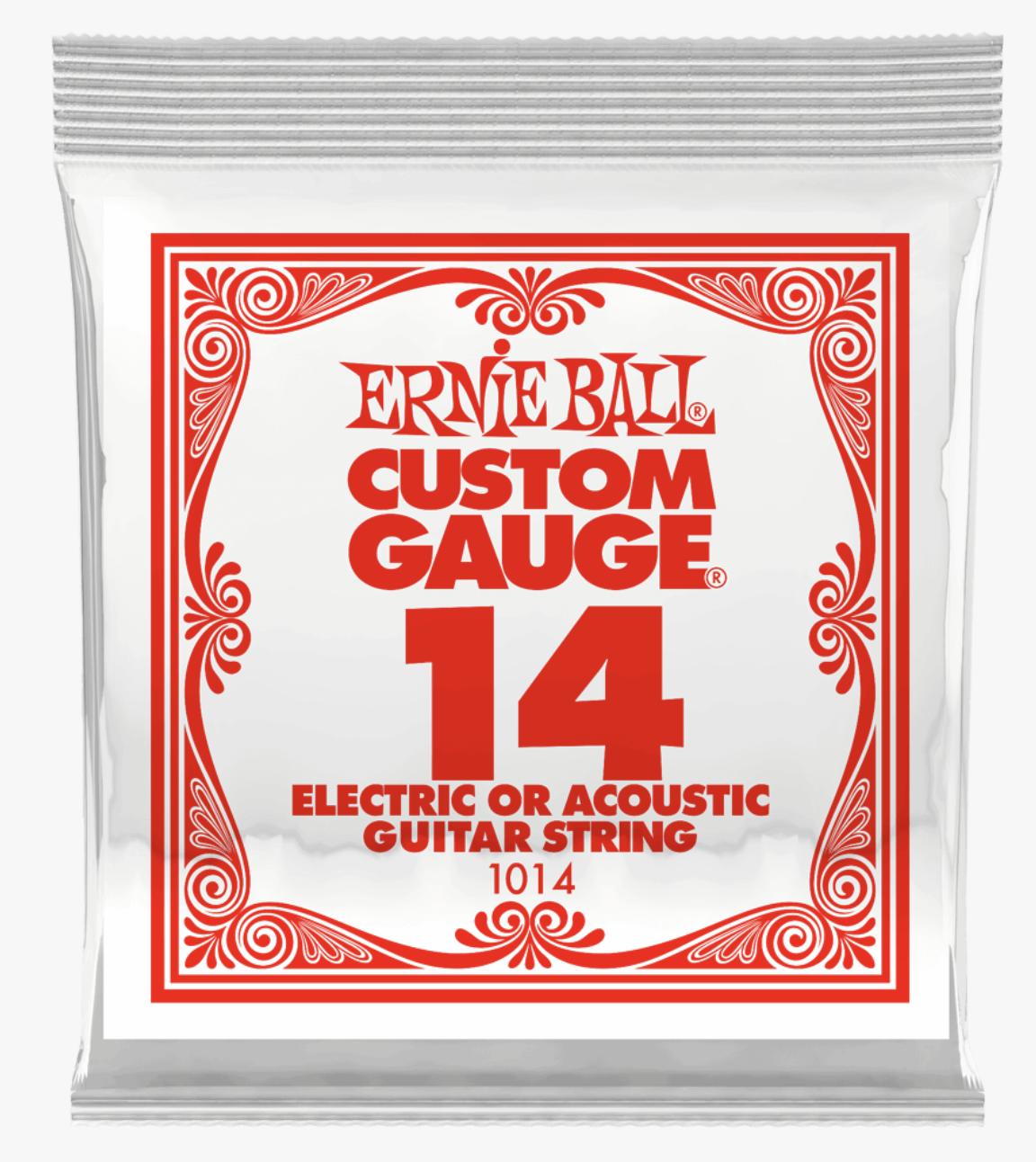Ernie Ball 1014 Slinky Plana Cuerda Para Guitarra Electrica 0.14 1014