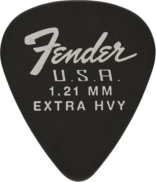 Fender 351 Dura-Tone Black Pack 12 Púas 351 Dura-Tone Picks BLK