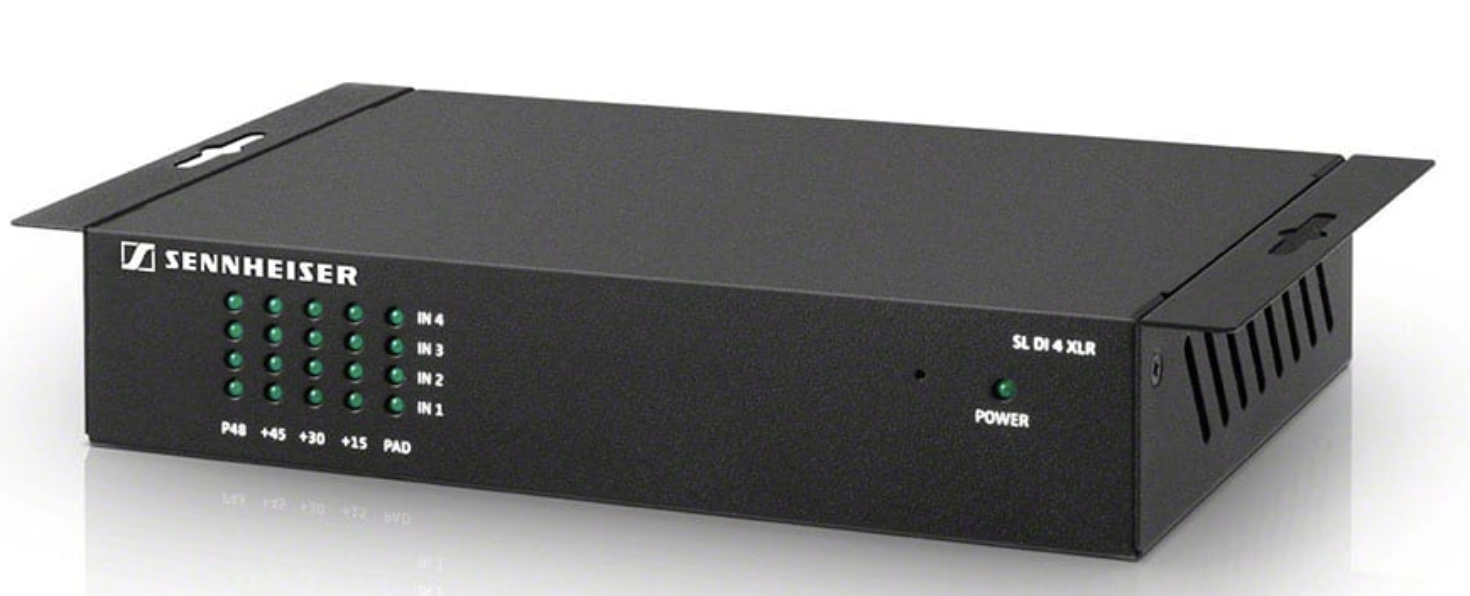 Sennheiser SL DI 4 XLR Interfaz Para Receptores De Micrófono Inalámbricos SL DI 4 XLR