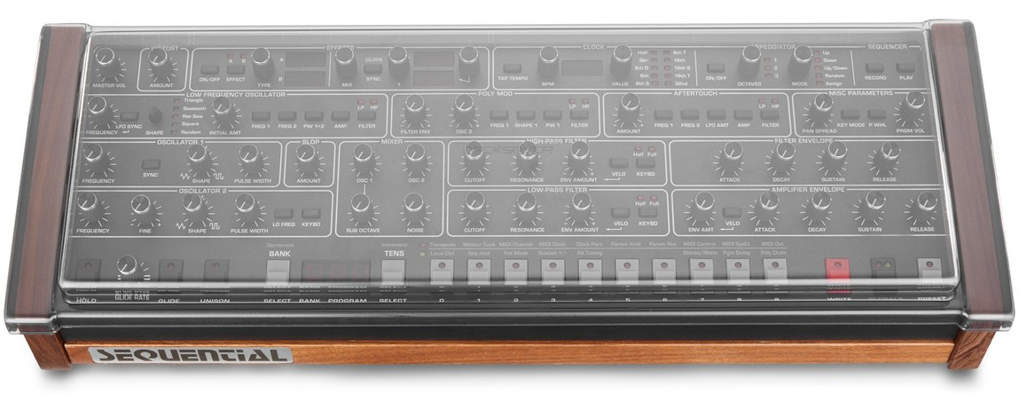 Decksaver Tapa Protectora SEQUENTIAL-DSMITH PROPHET6 DESKTOP DS-PC-P6DESKTOP