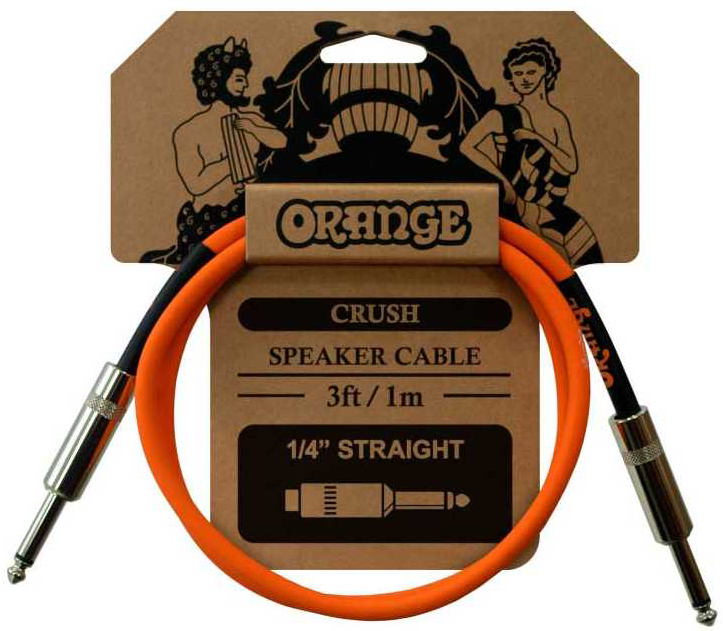Orange Crush 1M Speaker Jack-Jack Cable de altavoz CRUSH JACK-JACK 1 Metro