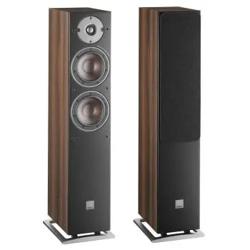 Dali Oberon 5 Walnut Altavoces Suelo HiFi. Pareja Nogal