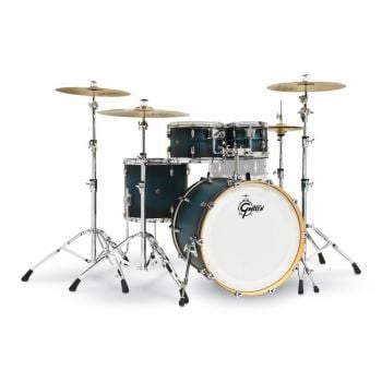 Gretsch drums rn2-e8246-sabb set renown maple bombo 22 4 piezas satin antique blue burst