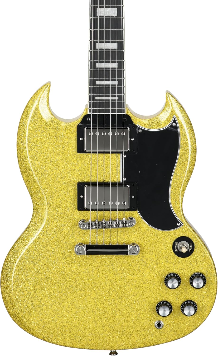 Epiphone SG Standard 60s Gold Sparkle Guitarra Eléctrica Funda Incluída SG Standard 60s Gold Sparkle