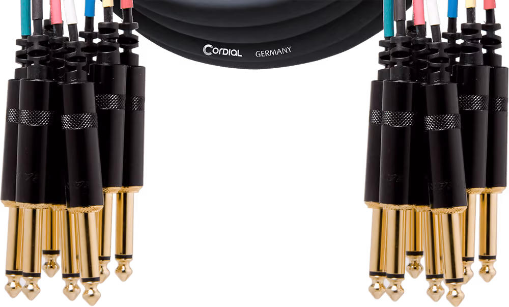 Cordial Multipar 8 jack mono/8 jack mono 5 m ECLCML8-0PP5C