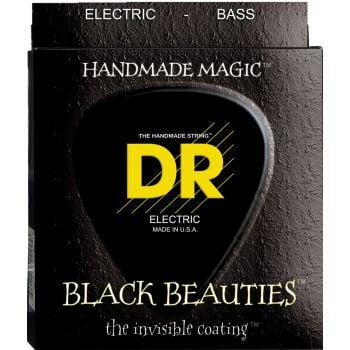 Dr strings bkb5-45 black beauties