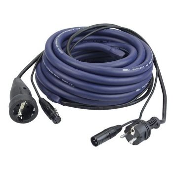 Dap audio fp05 cable schuko / xlr de 15 metros
