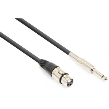 Vonyx cable xlr hembra jack 6.3 mono 3m 177738