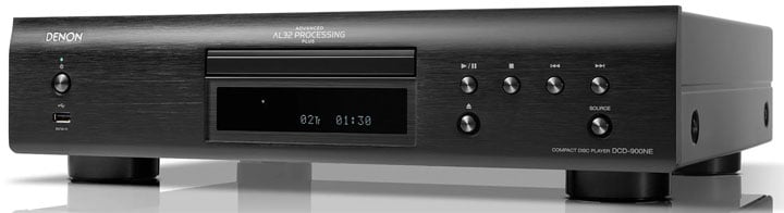 DENON DCD-900NE BK Reproductor de CD con procesamiento Advanced AL32 Processing Plus y USB DCD-900NE BK