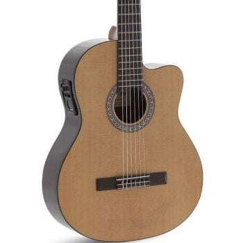 Admira sara 4/4 electrificada con cutaway serie iniciación guitarra clásica