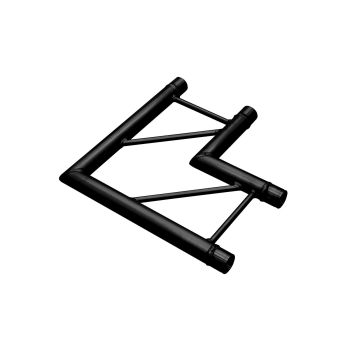 Alutruss truss paralelo bq2-spac21h 2-way esquina 90grados negro