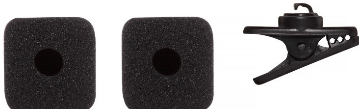 SHURE RK377 Clip de diadema y dos antivientos de gomaespuma para PGA31 RK377