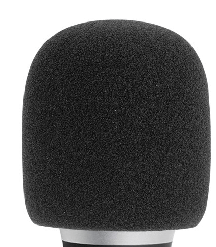 Adam Hall D 913 BLK Pantalla Antiviento para Micrófono negra D 913 BLK