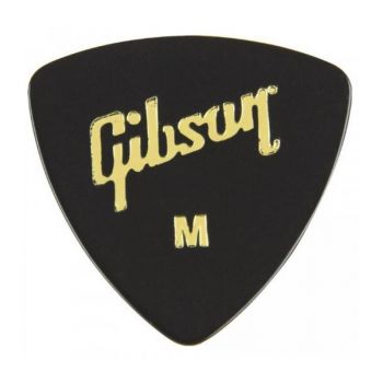 Gibson wedge pick pack 72 pcs black medium guitar picks puas guitarra
