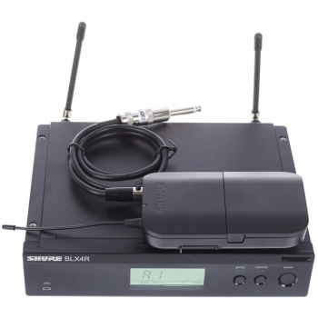 Shure blx14re-k3e sistema inalámbrico para guitarra con receptor enracable. 606-630mhz.