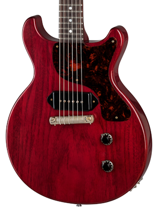 Gibson 1958 Les Paul Junior Double Cut Reissue VOS Cherry Red Guitarra Eléctrica LP Junior 58 Doublecut CH VOS